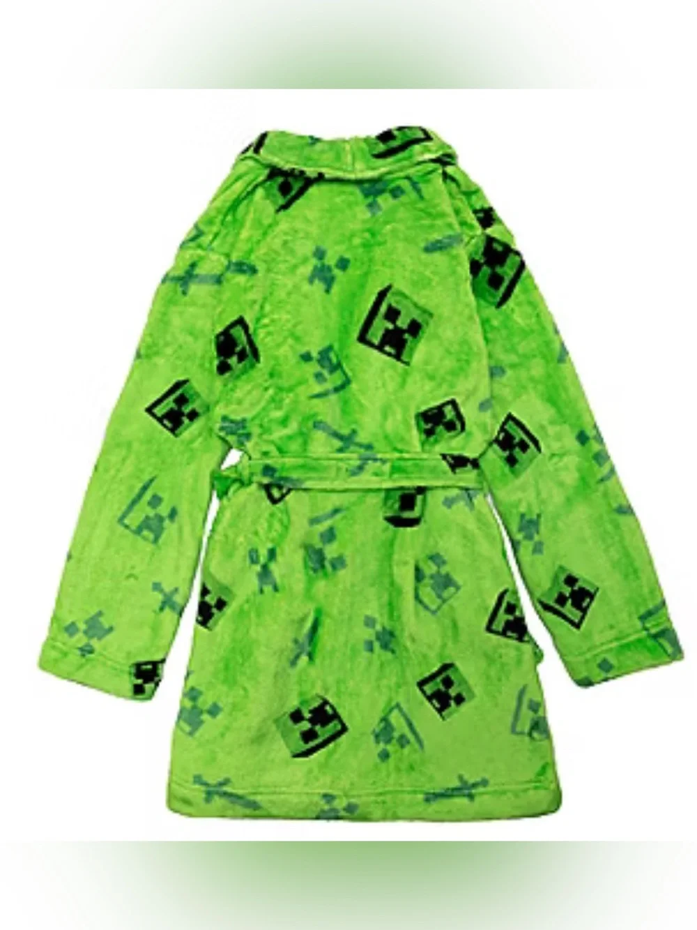 Boys Plush Long Sleeve Mid Length Robe